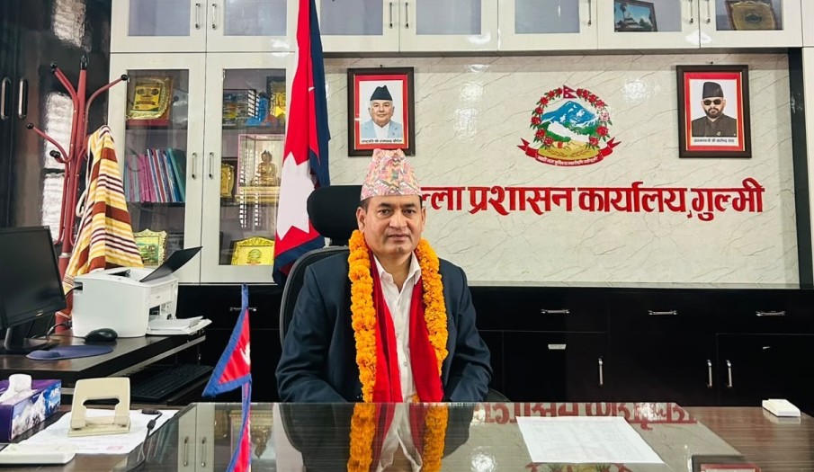 प्र.जि.अ. मोतीराम सापकोटाको पद बहाली